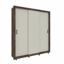 Roupeiro Malibu - 3 Portas c/Espelho e Pés - DV9 Ecommerce