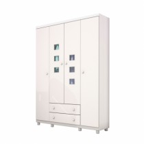 Roupeiro Fratello - 4 Portas c/Pés - DV9 Ecommerce