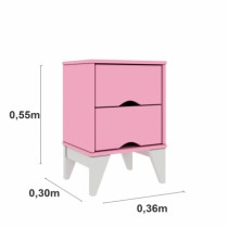 Criado Twister 2 Gavetas-Tcil - DV9 Ecommerce