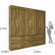 Roupeiro Chicago - 3 Portas - DV9 Ecommerce