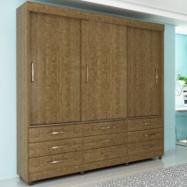 Roupeiro Chicago - 3 Portas c/Pés - DV9 Ecommerce