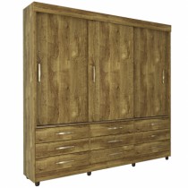 Roupeiro Chicago - 3 Portas c/Pés - DV9 Ecommerce