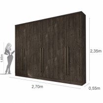 Roupeiro Prêmium - 6 Portas - DV9 Ecommerce