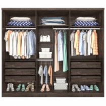 Roupeiro Prêmium - 6 Portas - DV9 Ecommerce